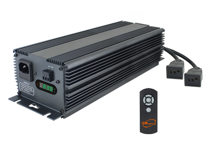 Hydropinic 630W Twin Output 315WX2 Dual Dimmable CMH Digital Electronic Ballast for Garden and Greenhouse