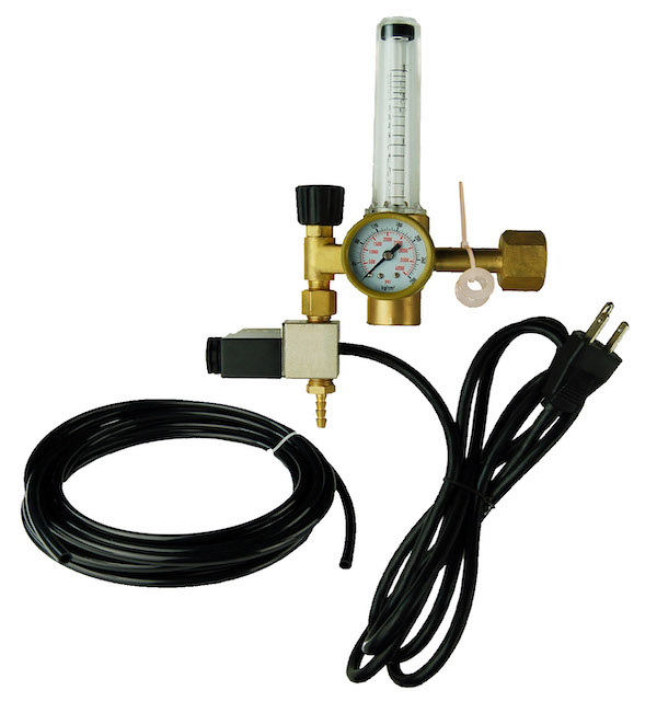 High Flow Victor Hydroponic And Garden Greenhouse Solenoid CO2 Regulator With Heater
