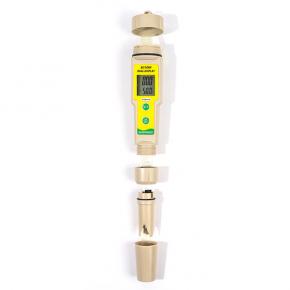 Waterproof ABS Drinking Water EC Meter Probe Temperature Meter 2 in 1 Calibration Solutions Testers